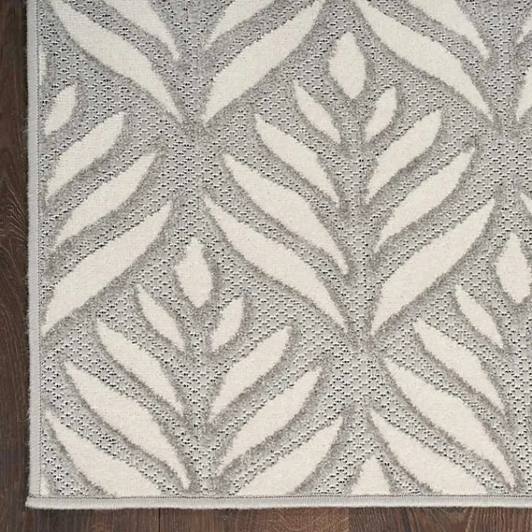 Kirklands Home Aloha Ash Botanical Indoor/Outdoor Area Rug, 3x5 Best