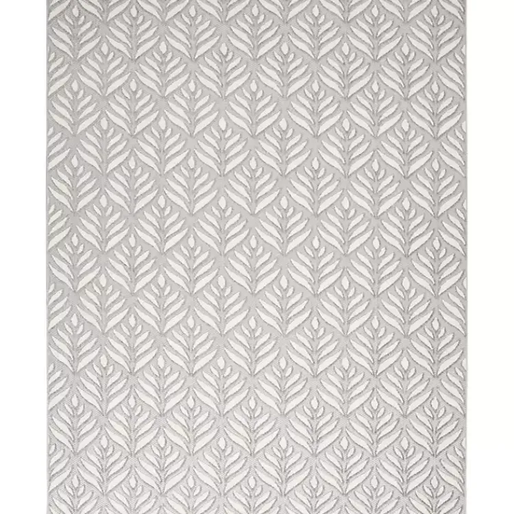 Kirklands Home Aloha Ash Botanical Indoor/Outdoor Area Rug, 9x12 Discount