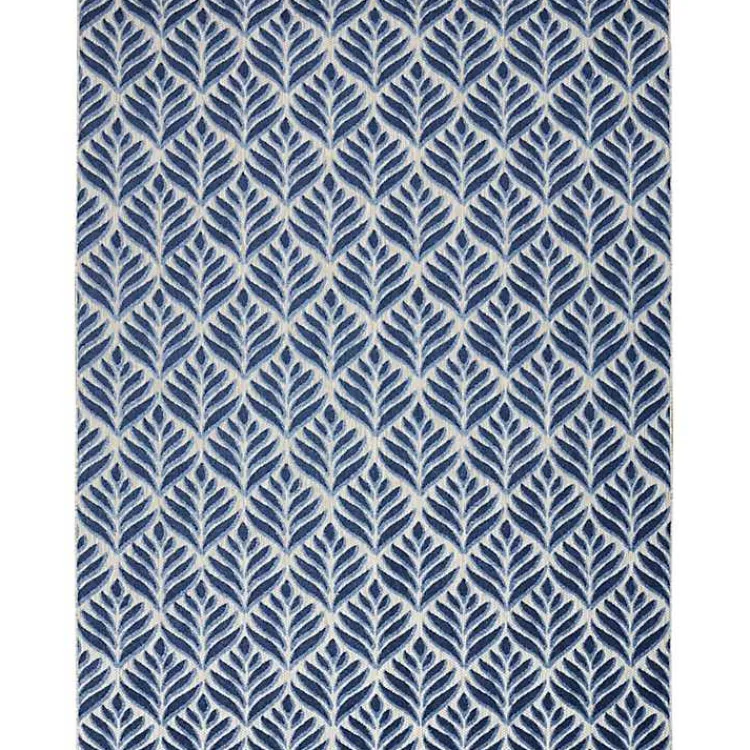 Kirklands Home Aloha Blue Botanical Indoor/Outdoor Area Rug, 9x12 Best