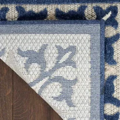 Kirklands Home Aloha Blue Geometric Indoor/Outdoor Area Rug, 9x12 Discount