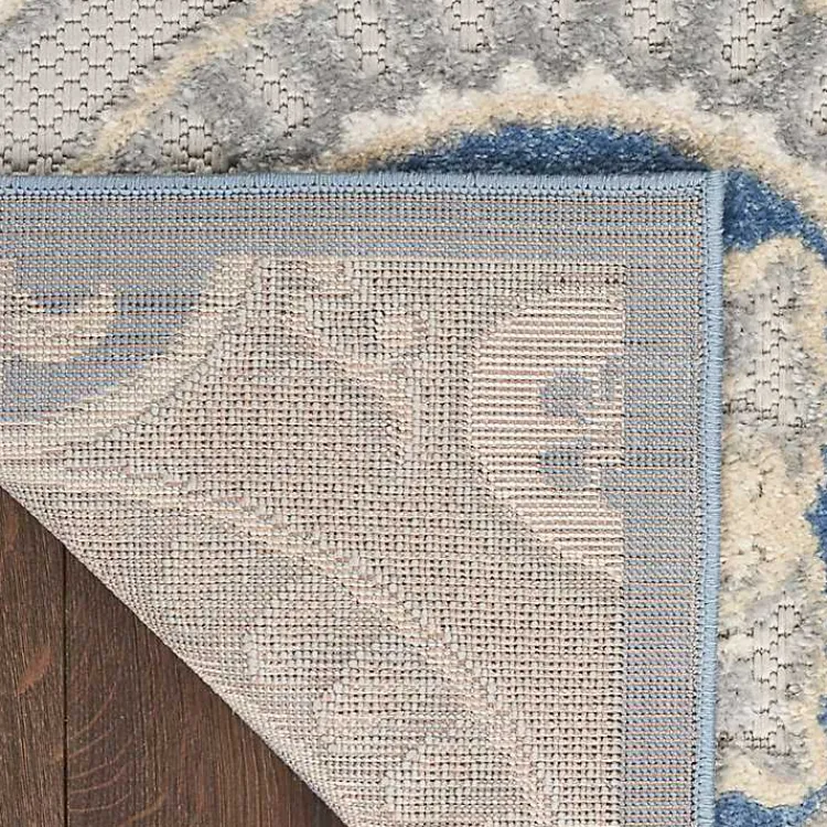 Kirklands Home Aloha Blue Medallion Indoor/Outdoor Area Rug, 3x5 Discount