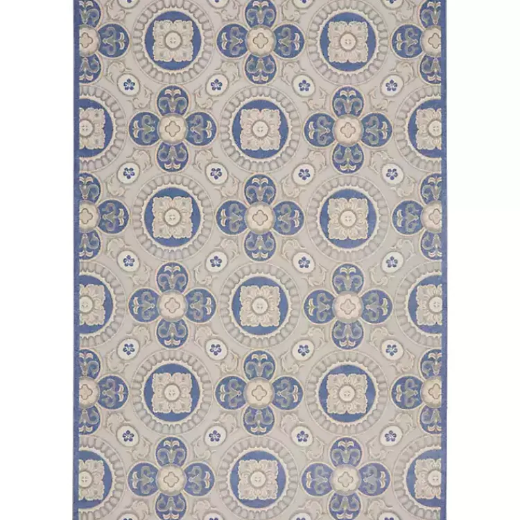 Kirklands Home Aloha Blue Medallion Indoor/Outdoor Area Rug, 9x12 Discount