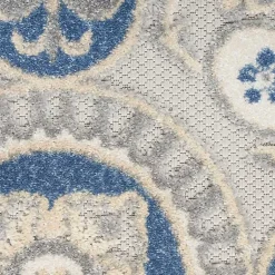 Kirklands Home Aloha Blue Medallion Indoor/Outdoor Area Rug, 9x12 Discount