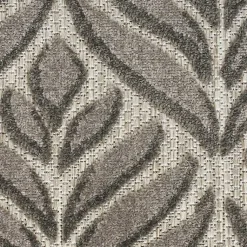 Kirklands Home Aloha Botanical Indoor/Outdoor Rug, 3x5 Gray Outlet