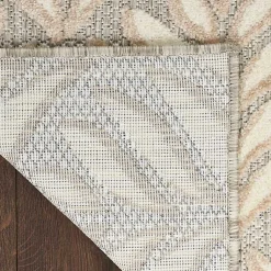 Kirklands Home Aloha Ivory Botanical Indoor/Outdoor Area Rug, 3x5 Outlet