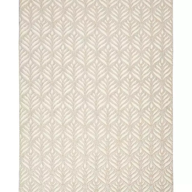 Kirklands Home Aloha Ivory Botanical Indoor/Outdoor Area Rug, 6x9 Online