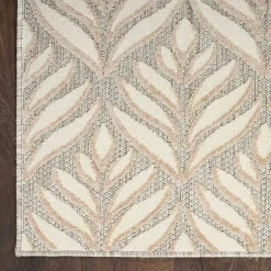 Kirklands Home Aloha Ivory Botanical Indoor/Outdoor Area Rug, 6x9 Online