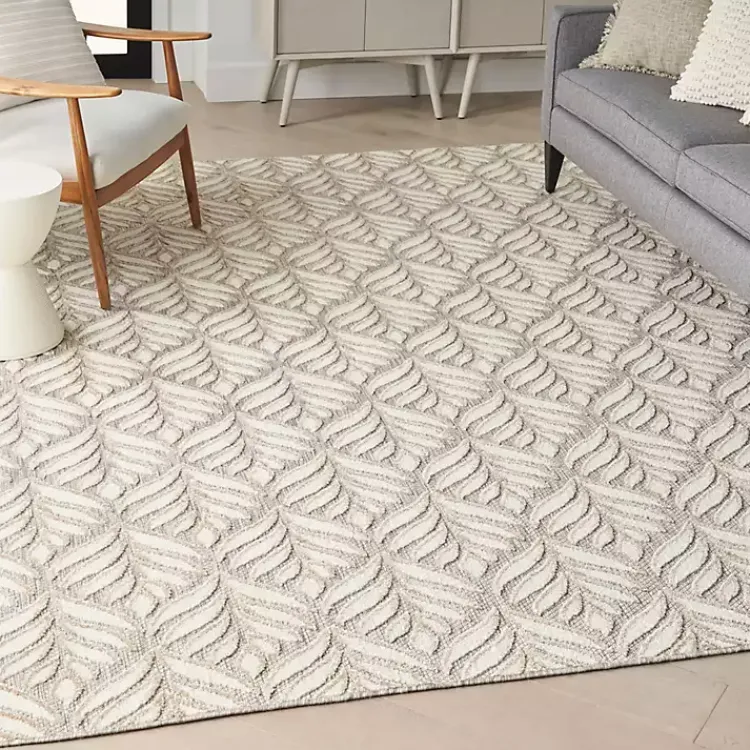 Kirklands Home Aloha Ivory Botanical Indoor/Outdoor Area Rug, 6x9 Online