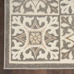 Kirklands Home Aloha Ivory Geometric Indoor/Outdoor Area Rug, 3x5 Discount