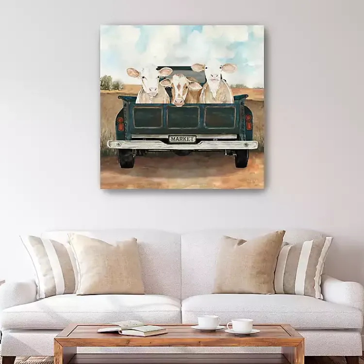 Kirklands Home Along for the Ride Canvas Art Print, 40x40 in. Multi Hot