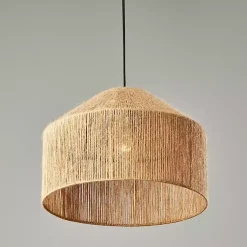 Kirklands Home Amalfi Natural Rope Pendant Light Best