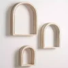 Kirklands Home Amalie Beaded Arch Shelves, Set of 3 Hot
