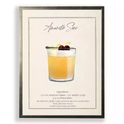 Kirklands Home Amaretto Sour Framed Art Print Orange Outlet
