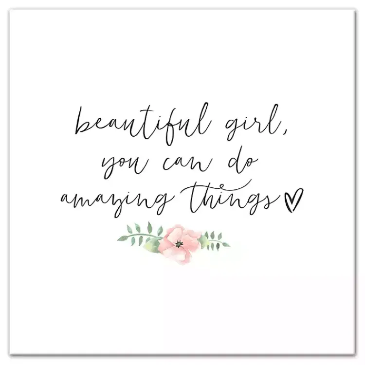 Kirklands Home Amazing Things Floral Canvas Art Print Online