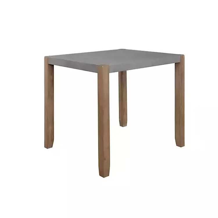Kirklands Home Amber Wood and Faux Concrete Dining Table Sale