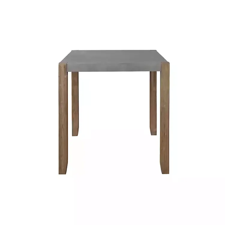 Kirklands Home Amber Wood and Faux Concrete Dining Table Sale