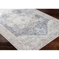 Kirklands Home Amelie Navy Blue Classic Washable Area Rug, 5x7 Online