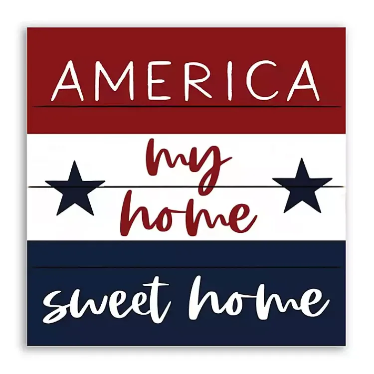 Kirklands Home America My Home Sweet Home Pallet Wood Wall Art New