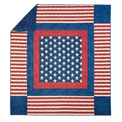 Kirklands Home Americana Patch 3-pc. King Quilt Set Sale