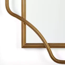 Kirklands Home Amir Bronze Metal Wall Mirror New