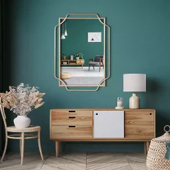 Kirklands Home Amir Bronze Metal Wall Mirror New