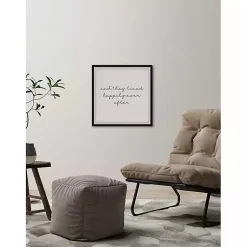 Kirklands Home And They Lived Happily Framed Art Print White Sale