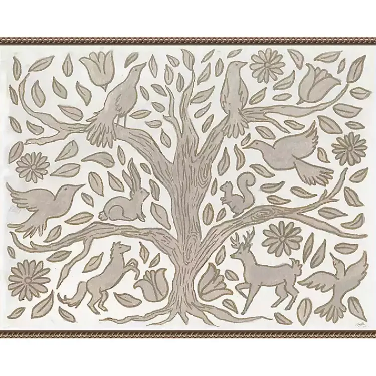 Kirklands Home Animal Tree Canvas Art Print, 30x23 in. Online