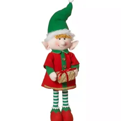 Christmas Decorations>Kirklands Home Animated Elf Christmas Decoration