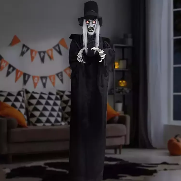 Halloween>Kirklands Home Animated Hanging Vampire Halloween Décor, 6 ft.