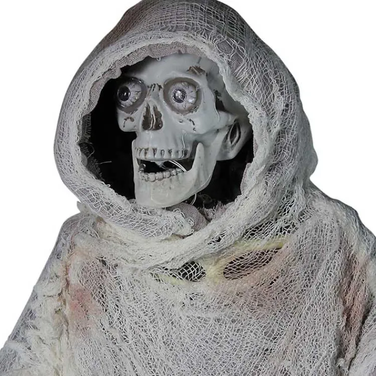 Halloween>Kirklands Home Animated Master of Death Outdoor Halloween Décor Gray