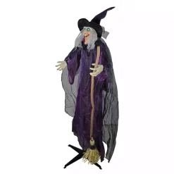 Halloween>Kirklands Home Animated Witch Decoration