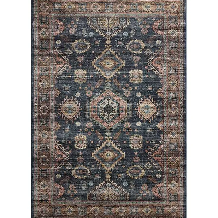 Kirklands Home Anniston Denim Sunset Accent Rug, 2x4 Discount