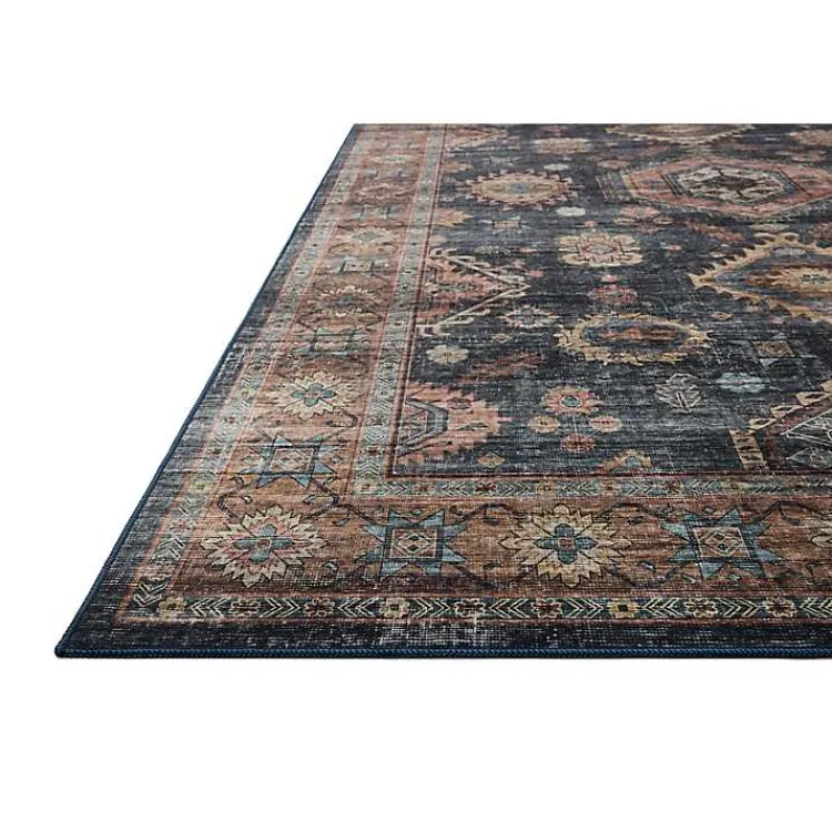 Kirklands Home Anniston Denim Sunset Area Rug, 5x8 Discount