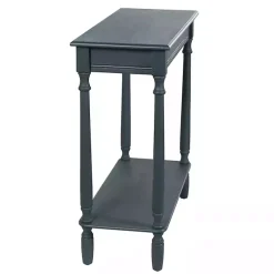 Kirklands Home Antique Wood Rachel Console Table Blue Outlet