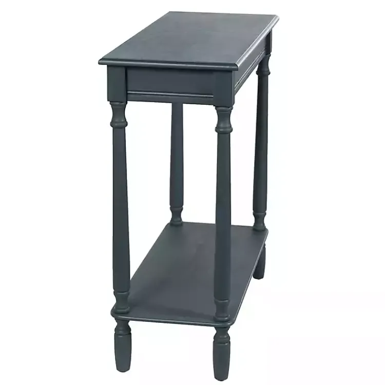 Kirklands Home Antique Wood Rachel Console Table Blue Outlet