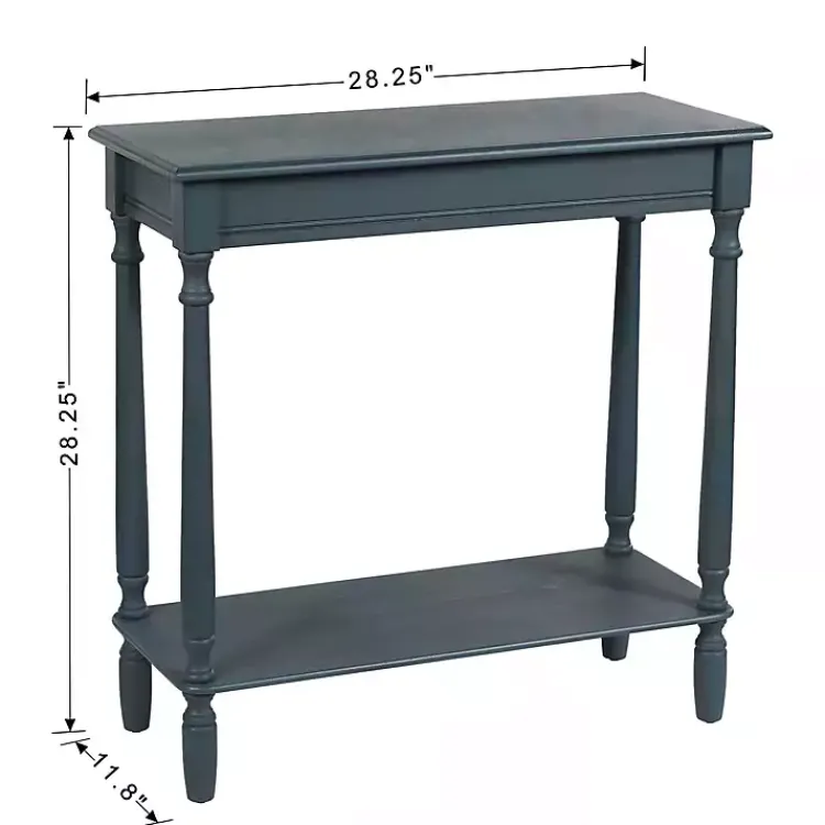 Kirklands Home Antique Wood Rachel Console Table Blue Outlet