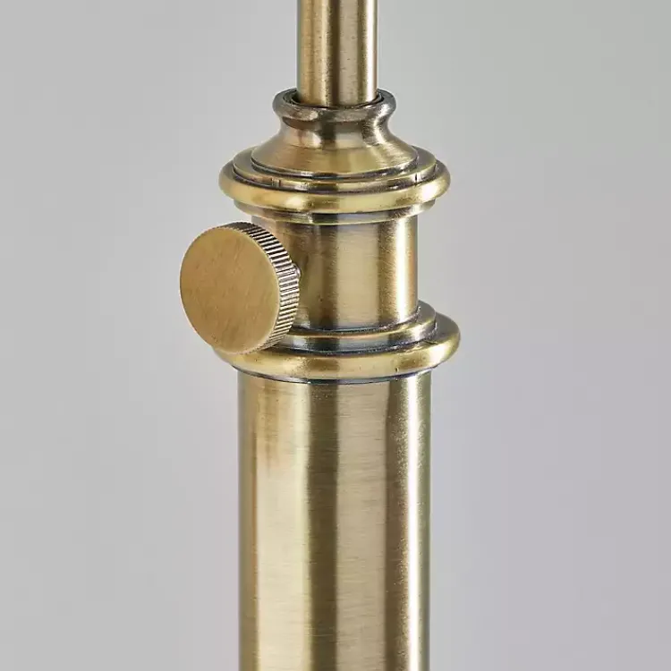 Kirklands Home Antique Arched Adjustable Table Lamp Brass Best