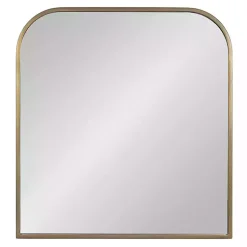 Kirklands Home Antique Brass Wide Arch Wall Mirror Gold Best
