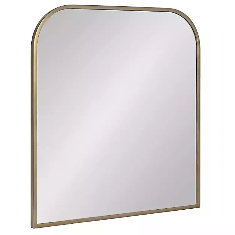Kirklands Home Antique Brass Wide Arch Wall Mirror Gold Best