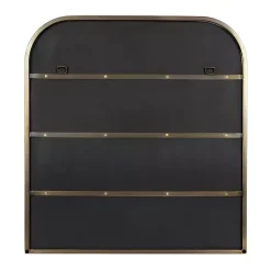 Kirklands Home Antique Brass Wide Arch Wall Mirror Gold Best