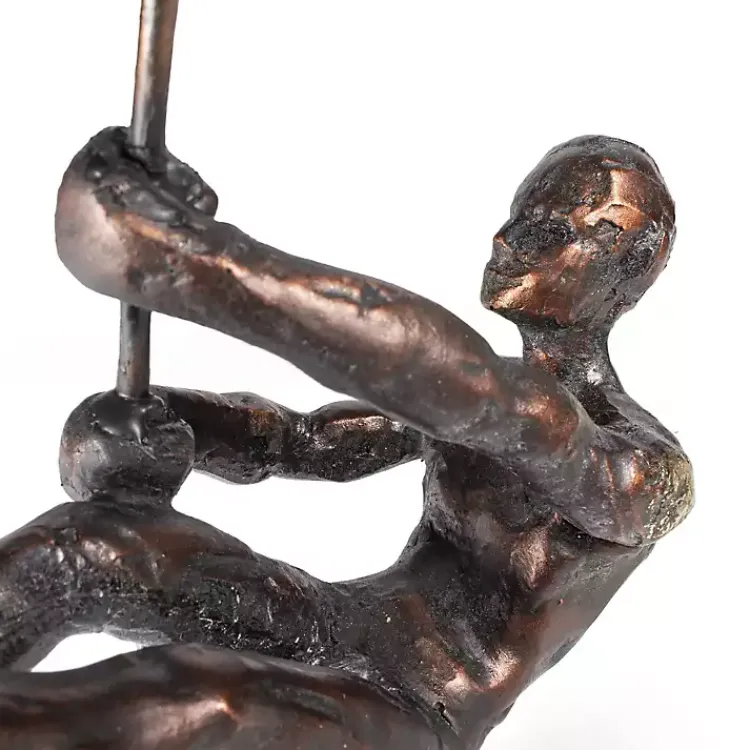 Statues & Figurines>Kirklands Home Antique Bronze Pole Vaulter Figurine, 15 in. Gold