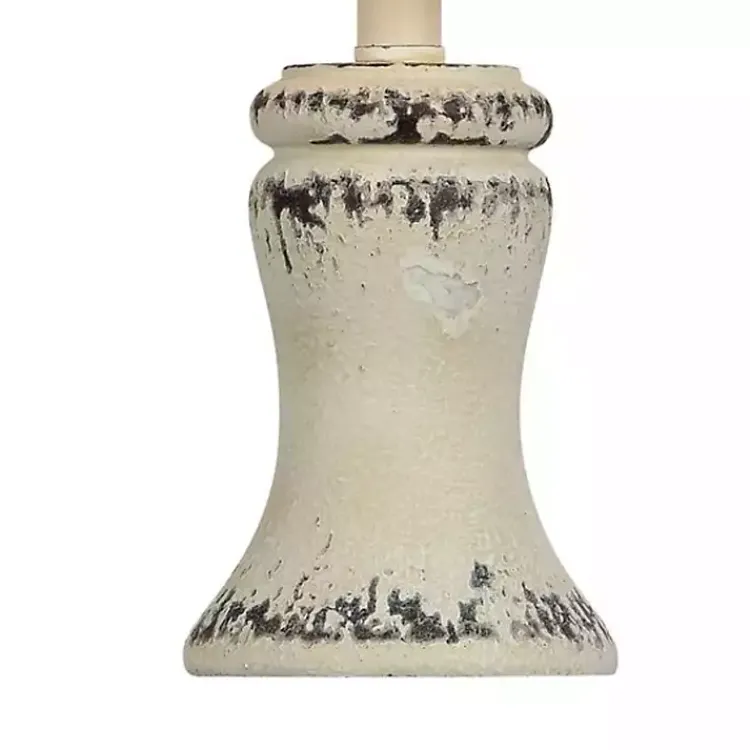 Kirklands Home Antique Cream Bella Mini Lamps, Set of 2 White Clearance
