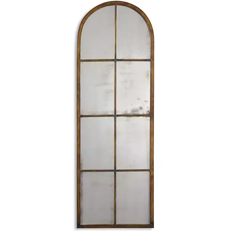 Kirklands Home Antique Gold Arched Metal Mirror Discount