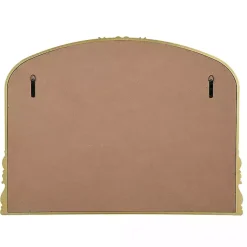 Kirklands Home Antique Baroque Arched Wall Mirror Gold New
