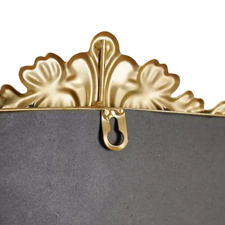 Kirklands Home Antique Gold Metal Baroque Arch Wall Mirror Discount