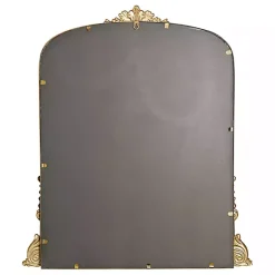 Kirklands Home Antique Gold Metal Baroque Arch Wall Mirror Discount