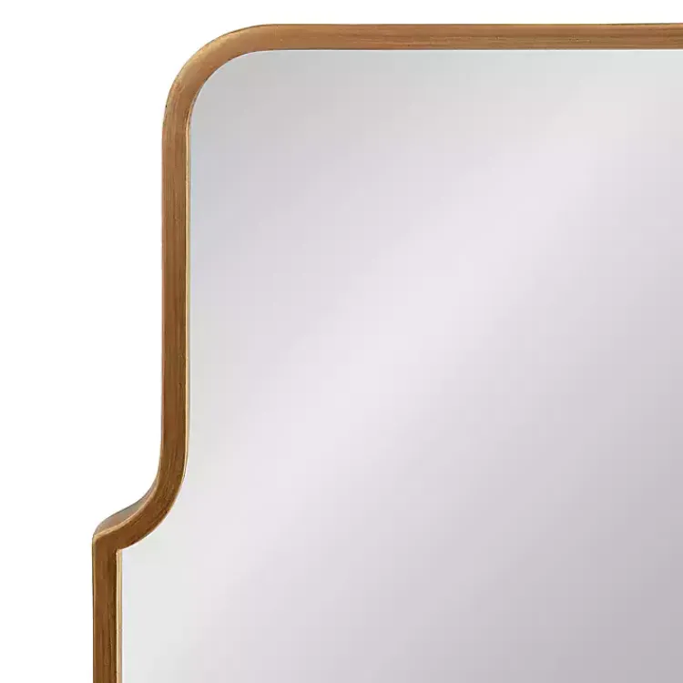 Kirklands Home Antique Gold Metal Wide Arched Wall Mirror Discount