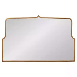 Kirklands Home Antique Gold Metal Wide Arched Wall Mirror Discount