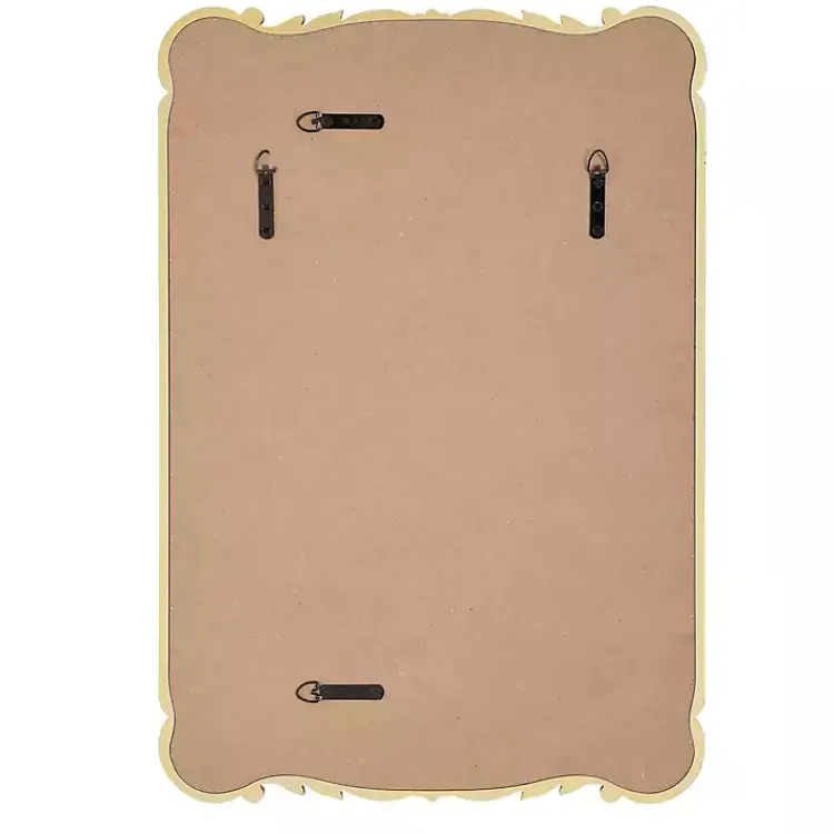 Kirklands Home Antique Gold Ornate Rectangular Wall Mirror Discount