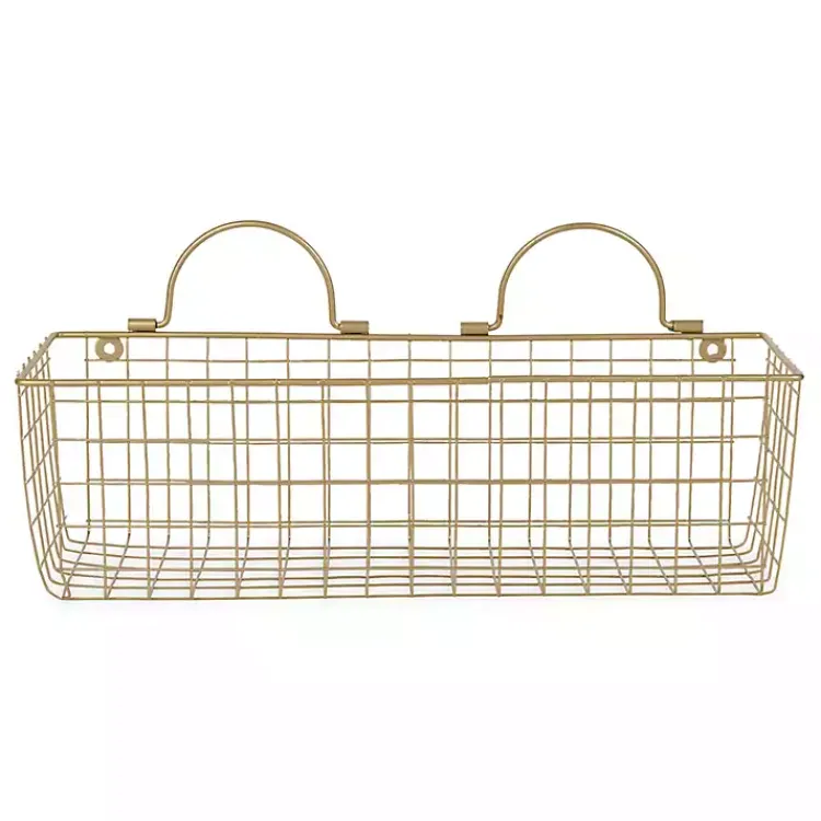 Kirklands Home Antique Gold 2-pc. Wire Basket Set Sale
